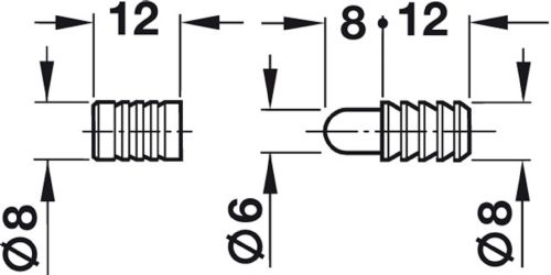 Chrome Alignment Dowel